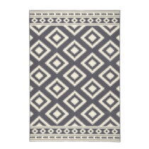 Sivo-krémový koberec Hanse Home Gloria Ethno, 80 x 150 cm (Koberce)