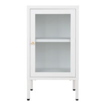 Biela kovová vitrína 38x70 cm Dalby – House Nordic (Vitríny)