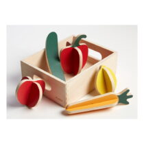 Drevený detský hrací set Flexa Play Shop Vegetables (Detská kuchynka)