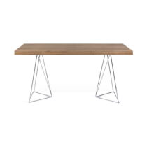 Hnedý stôl TemaHome Multi, dĺžka 160 cm (Jedálenské stoly)