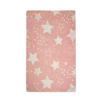 Detský koberec Pink Stars, 140 × 190 cm (Detské koberce)