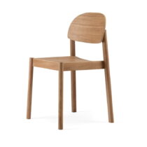 Jedálenská stolička z dubového dreva EMKO Citizen Oval (Jedálenské stoličky)