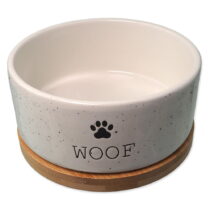 Keramická miska pre psa ø 16 cm Dog Fantasy WOOF – Plaček Pet Products (Misky pre mačky a psy)