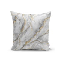 Obliečka na vankúš Minimalist Cushion Covers Marble With Hint Of Gold, 45 x 45 cm (Obliečky na vankú...