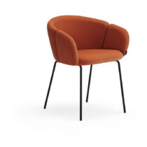 Oranžová jedálenská stolička Add – Teulat (Jedálenské stoličky)