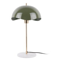 Zelená stolová lampa (výška 56 cm) Waved Dome – Leitmotiv (Stolové lampy)