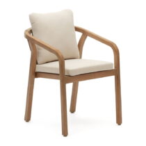 Jedálenská stolička v béžovo–prírodnej farbe v súprave 4 ks Malaret – Kave Home (Jedálenské stoličky...