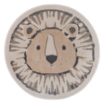 Béžový detský koberec ø 100 cm Lion – Hanse Home (Detské koberce)