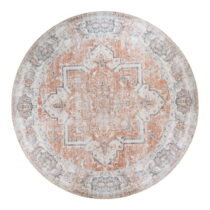 Modro-oranžový okrúhly koberec ø 200 cm Havana - House Nordic (Koberce)