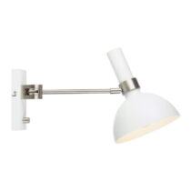 Biela nástenná lampa Markslöjd Larry (Nástenné svietidlá)