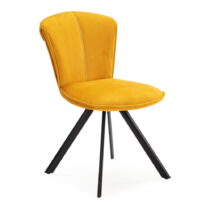 Žlté jedálenské stoličky v súprave 2 ks Simbra – Marckeric (Jedálenské stoličky)