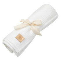 Béžová mušelínová detská deka 100x100 cm Cream - Moi Mili (Detské deky)