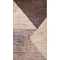 Hnedo-béžový prateľný koberec 180x120 cm - Vitaus (Koberce)