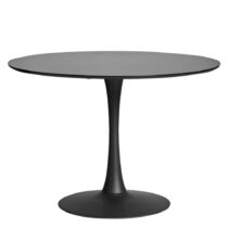 Okrúhly čierny jedálenský stôl Marckeric Oda, ⌀ 110 cm (Jedálenské stoly)