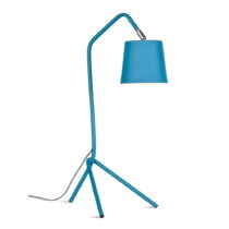 Modrá stolová lampa s kovovým tienidlom (výška 59 cm) Barcelona – it&#39;s about RoMi (Stolové l...