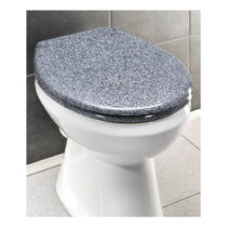 WC sedadlo v žulovom dekore s jednoduchým zatváraním Wenko Premium Ottana, 45,2 x 37,6 cm (Záchodové...
