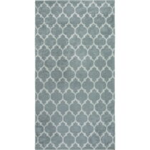 Svetlosivo-krémový prateľný koberec behúň 200x80 cm - Vitaus (Koberce)