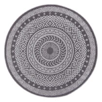 Sivý vonkajší koberec Ragami Round, ø 160 cm (Vonkajšie koberce)