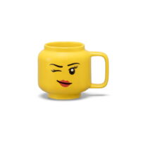 Žltý keramický detský hrnček 255 ml Head - LEGO® (Detské hrnčeky)