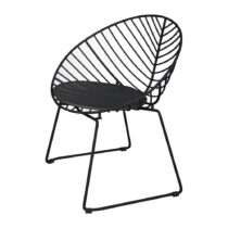 Súprava 2 černých záhradných stoličiek Bonami Selection Coco (Záhradné stoličky)