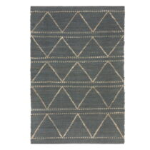 Modrý jutový koberec Flair Rugs Rhombi, 120 x 170 cm (Koberce)