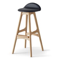 Kožená otočná barová stolička 86 cm Buck – Hammel Furniture (Barové stoličky)