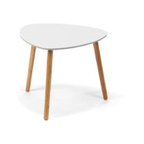 Biely konferenčný stolík Bonami Essentials Viby, 55 x 55 cm (Odkladacie stolíky)