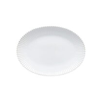 Biely kameninový servírovací tanier 37x51 cm Pearl – Costa Nova (Servírovacie taniere)