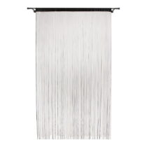 Čierna záclona 140x285 cm String – Mendola Fabrics (Záclony)