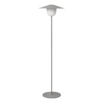 Sivá vysoká LED lampa Blomus Ani Lamp (Vonkajšie osvetlenie)