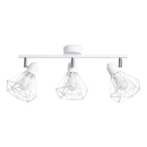 Biele stropné svietidlo ø 10 cm Varpu – Nice Lamps (Stropné svietidlá a bodové svietidlá)