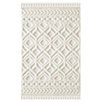 Béžový koberec 110x60 cm Shaggy - Mila Home (Koberce)