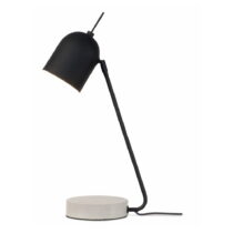 Čierno-sivá stolová lampa s kovovým tienidlom (výška 57 cm) Madrid – it&#39;s about RoMi (Stolov...