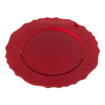 Červená oválna servírovacia tácka Casa Selección (Servírovacie taniere)