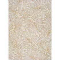 Béžový vonkajší koberec Universal Hibis Leaf, 80 x 150 cm (Vonkajšie koberce)