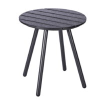 Sivý záhradný stôl Bonami Essentials Lounge, ø 51 cm (Záhradné odkladacie stolíky)