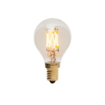 Teplá LED filamentová stmievateľná žiarovka E14, 3 W Pluto – tala (Žiarovky)