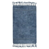 Modrá bavlnená kúpeľňová predložka Foutastic Paloma, 70 x 110 cm (Predložky)