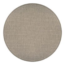 Béžový vonkajší koberec Floorita Tatami, ø 200 cm (Vonkajšie koberce)