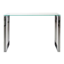 Konzolový stôl so sklenenou doskou Actona Katrine (Konzolové stolíky)