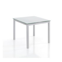 Rozkladací jedálenský stôl so sklenenou doskou 90x90 cm New Daily – Tomasucci (Jedálenské stoly)