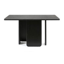 Čierny jedálenský stôl Teulat Arq, 137 x 137 cm (Jedálenské stoly)
