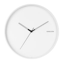 Biele nástenné hodiny Karlsson Hue, ø 40 cm (Hodiny)