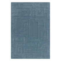 Modrý vlnený koberec 160x230 cm Maze – Asiatic Carpets (Koberce)