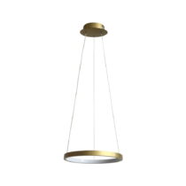 LED závesné svietidlo v zlatej farbe ø 29 cm Lune - Candellux Lighting (Lustre)