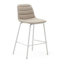 Béžové barové stoličky v súprave 2 ks 92,5 cm Zunilda – Kave Home (Barové stoličky)