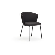 Čierne jedálenské stoličky v súprave 2 ks Add - Teulat (Jedálenské stoličky)