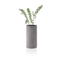 Sivá váza Blomus Bouquet, výška 24 cm (Vázy)