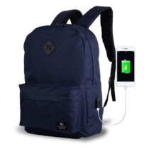 Tmavomodrý batoh s USB portom My Valice SPECTA Smart Bag (Batohy)