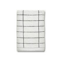 Biele bavlnené uteráky v súprave 2 ks 40x60 cm Tile Stone - Mette Ditmer Denmark (Uteráky)